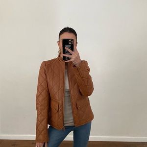 Ralph Lauren quilted leather jacket